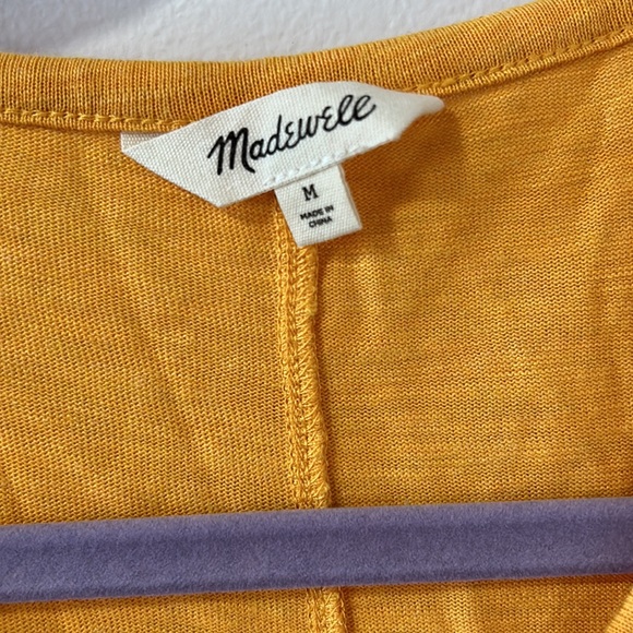Madewell Yellow Highpoint Tank Top Swing Flowy Dress - Picture 4 of 5
